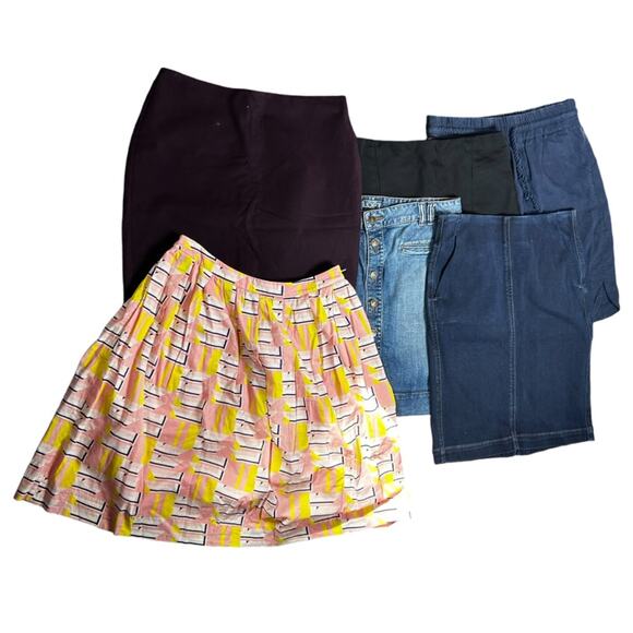 Ann Taylor Dresses & Skirts - Lot of 6 Skirts‎ Size Small/4/4P J.Crew Banana Republic Ann Taylor Loft